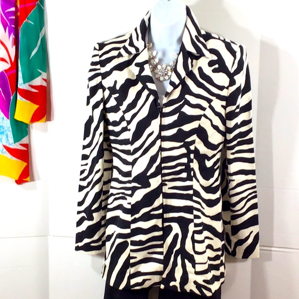 Taiga Paris zebra tunic jacket 4